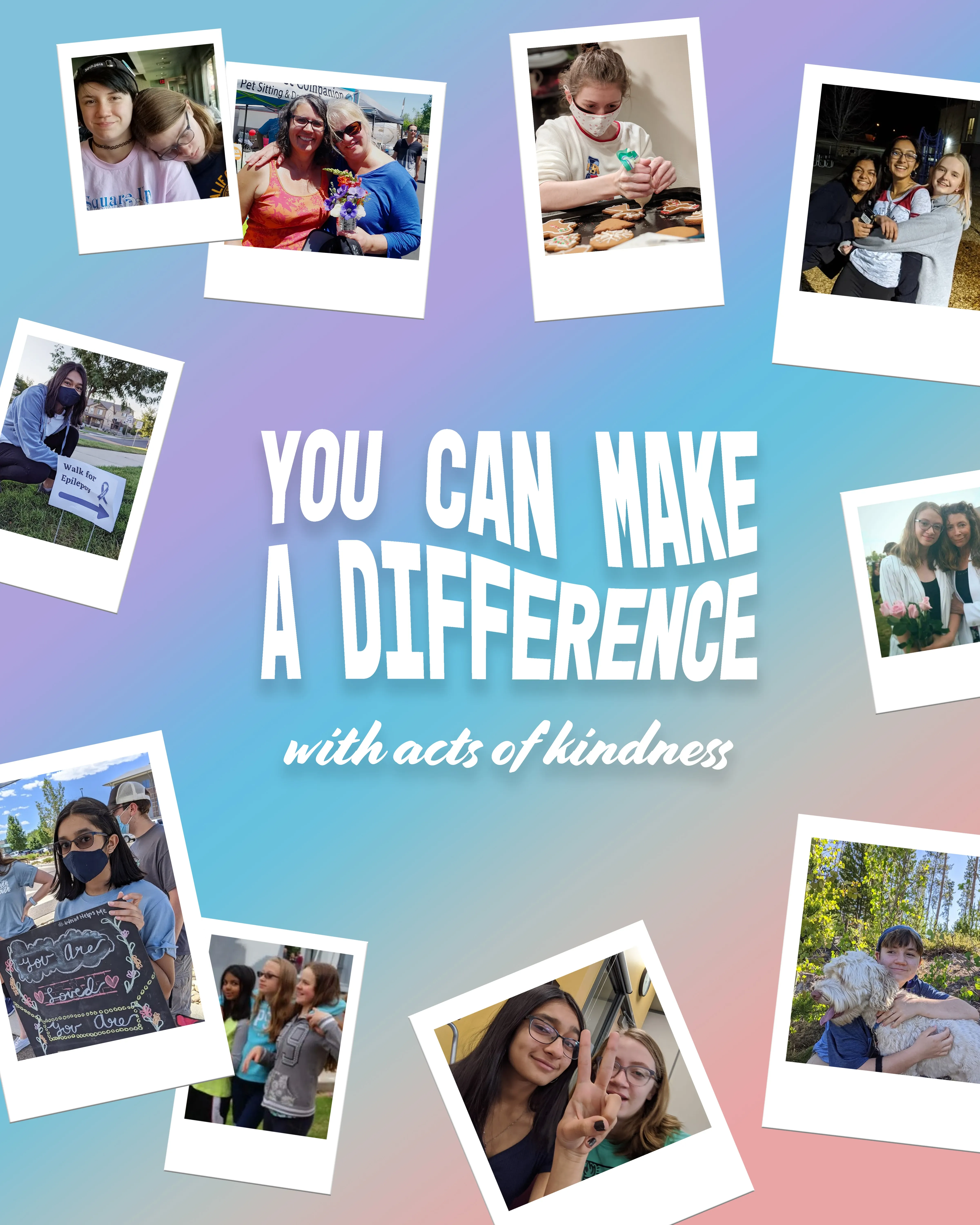 "You Can Make A Difference" Poster